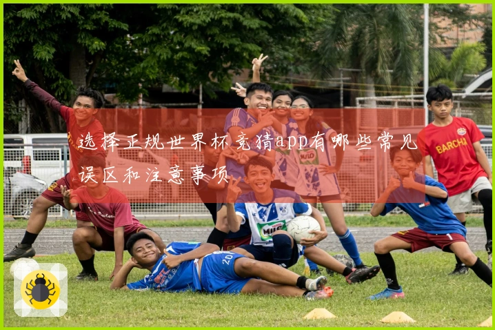 选择正规世界杯竞猜app有哪些常见误区和注意事项
